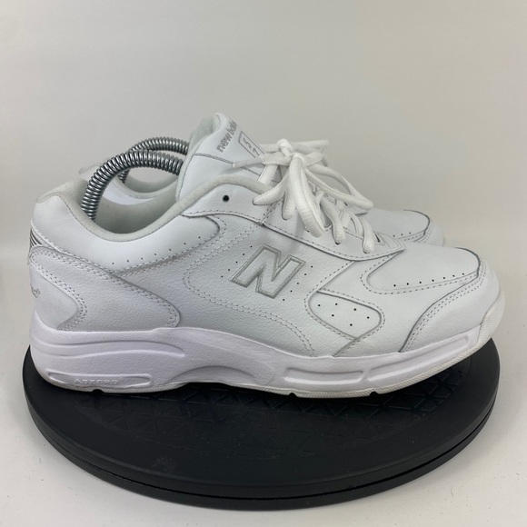 New Balance 575 White Leather Walking Comfort Shoes MW575WT Men's Size 7.5 D - Picture 4 of 12